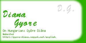 diana gyore business card