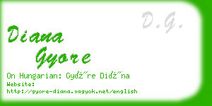 diana gyore business card